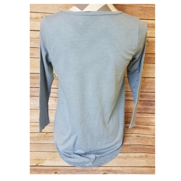 Lucky Womens T-Shirt Blue Scoop Neck NWT Sm Med - Picture 2 of 4